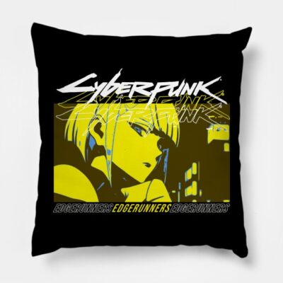 Lucy Cyberpunk Edgerunners Throw Pillow Official Cyberpunk Edgerunners Merch