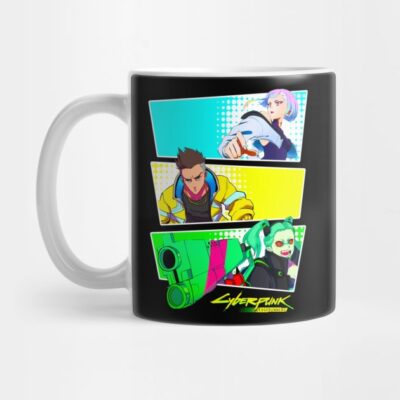 Edgerunners Main Characters David Lucy Rebecca Mug Official Cyberpunk Edgerunners Merch