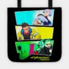 Edgerunners Main Characters David Lucy Rebecca Tote Official Cyberpunk Edgerunners Merch