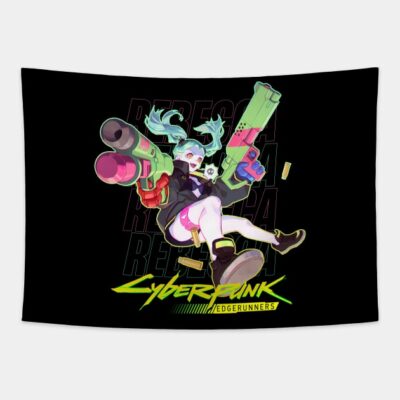 Cyberpunk Edgerunners Rebecca Tapestry Official Cyberpunk Edgerunners Merch