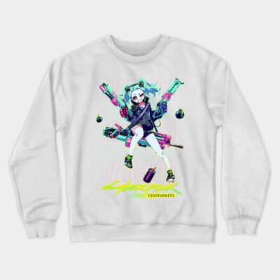 Cyberpunk Edgerunners Rebecca Crewneck Sweatshirt Official Cyberpunk Edgerunners Merch