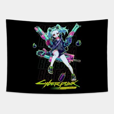 Cyberpunk Edgerunners Rebecca Tapestry Official Cyberpunk Edgerunners Merch