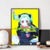 Anime C Cyberpunk E Edgerunners Poster No Framed Kraft Club Bar Paper Vintage Poster Wall Art 11 - Cyberpunk Edgerunners Store