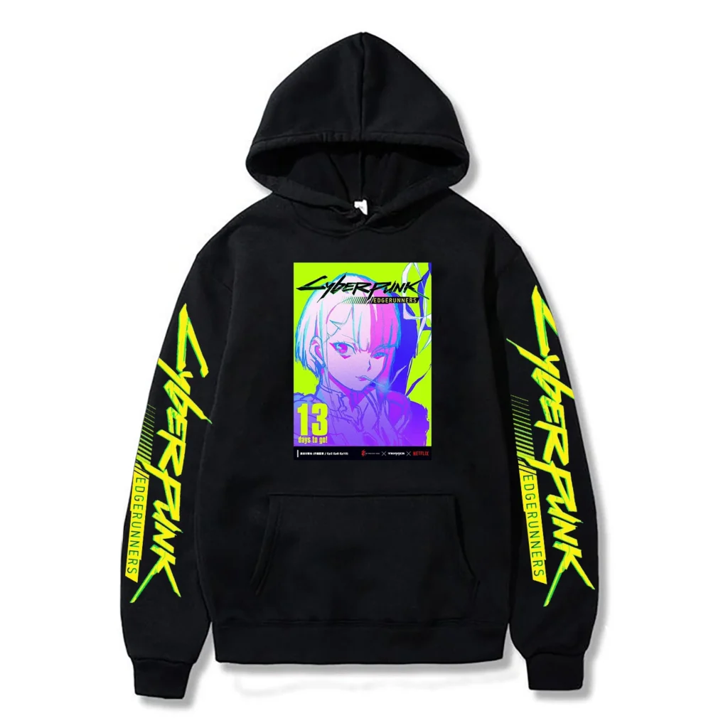 Cyberpunk Edgerunner Lucy Hoodies Anime Autumn Winter Manga Printed Y2k Korean Style Fashion Trend Men Women 2 - Cyberpunk Edgerunners Store