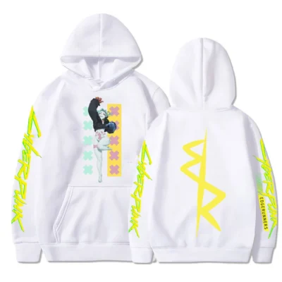 Hot Sale 2022 Anime Cyberpunk Edgerunners Rebecca Printed Hoodie Hoodies 1 - Cyberpunk Edgerunners Store