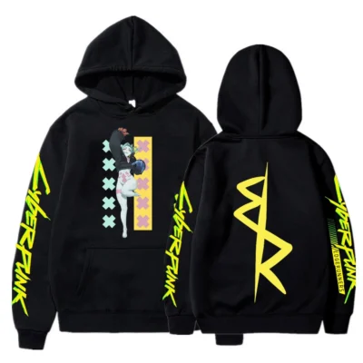 Hot Sale 2022 Anime Cyberpunk Edgerunners Rebecca Printed Hoodie Hoodies - Cyberpunk Edgerunners Store