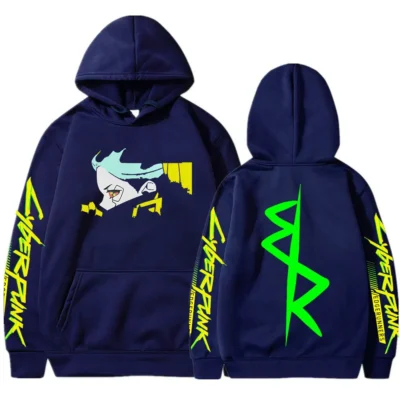 Japanese Anime Cyberpunk Edgerunners David Hoodie Men s Hooded Sweatshirt Harajuku Streetwear Casual Fleece Tracksuit Oversized 1 - Cyberpunk Edgerunners Store