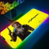 Large RGB Mouse Pad XXL Gaming Mousepad LED Mausepad Gamer Cyberpunks Mouse Carpet Big Mouse Mat 5 - Cyberpunk Edgerunners Store