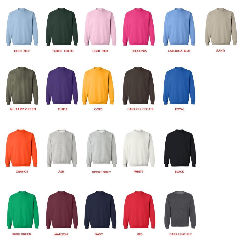 sweatshirt color chart - Cyberpunk Edgerunners Store